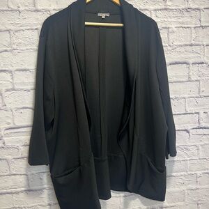 Maurices 3x Black Open-Front Blazer